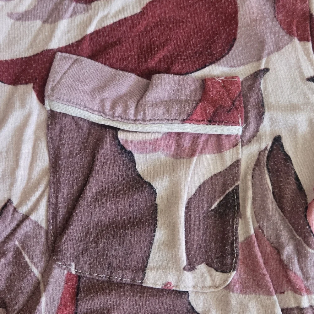 Stars Above Soft Sleepwear Set Shorts Button Up Super Soft Pink Lavender - Picture 4 of 7